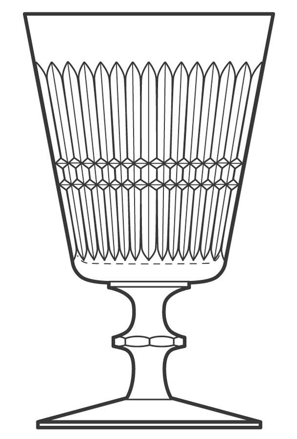 UNK2927 Water Goblet by Unknown Manufacturer-1