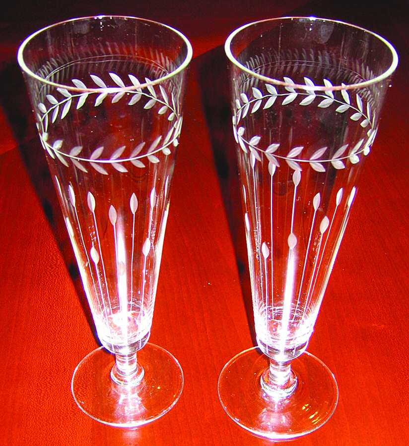 Laurette Pilsner Glass by Arcadia-1