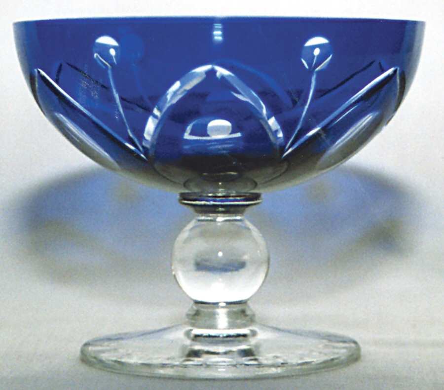UNK2673 Cobalt Champagne/Tall Sherbet by Unknown Manufacturer-1
