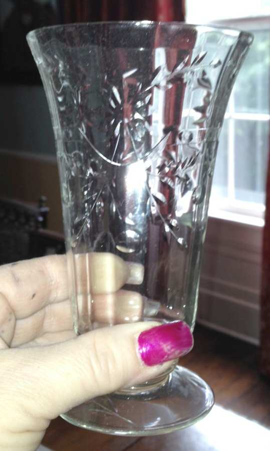 UNK2939 Footed Tumbler by Unknown Manufacturer-1