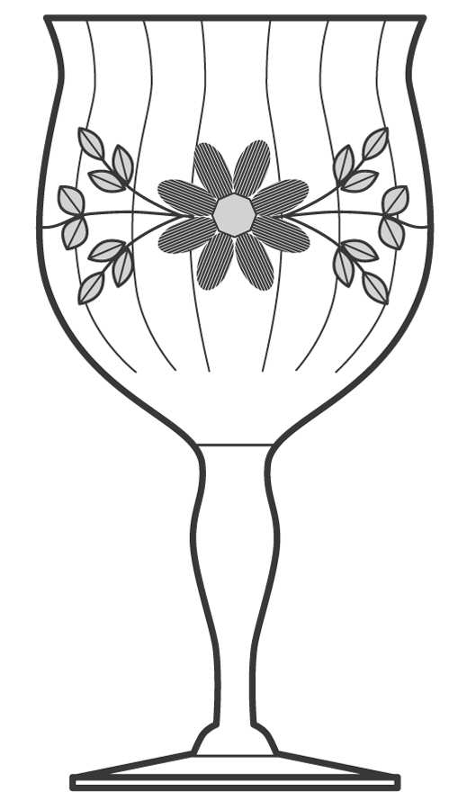 UNK2945 Water Goblet by Unknown Manufacturer-1