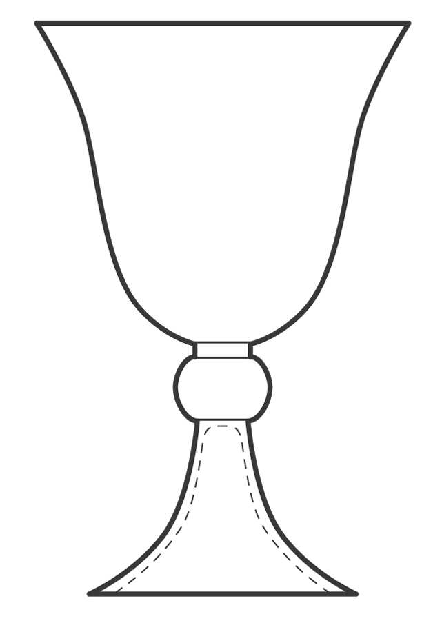 UNK2998 Water Goblet by Unknown Manufacturer-1