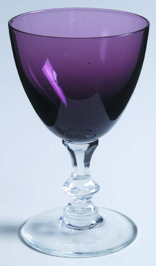 UNK3044 Amethyst Wine Glass by Unknown Manufacturer-1