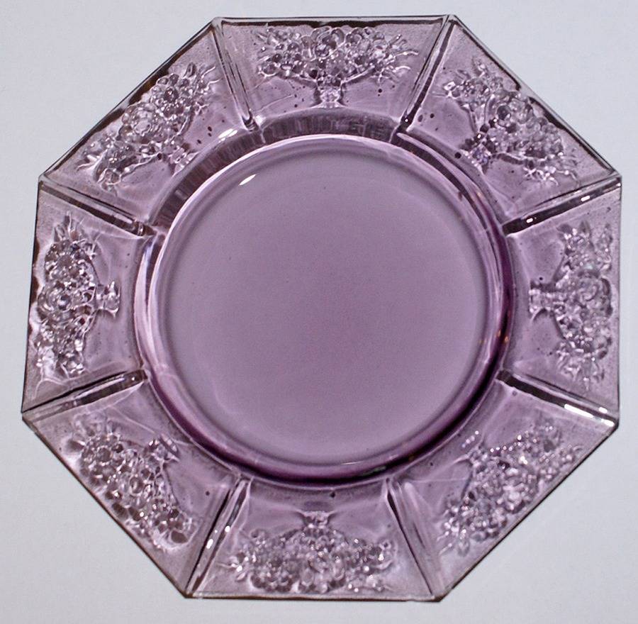 Floradora Amethyst Luncheon Plate by Unknown Manufacturer-1