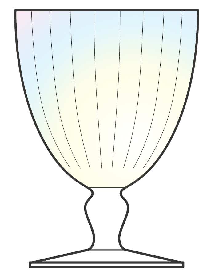 UNK3071 Water Goblet by Unknown Manufacturer-1