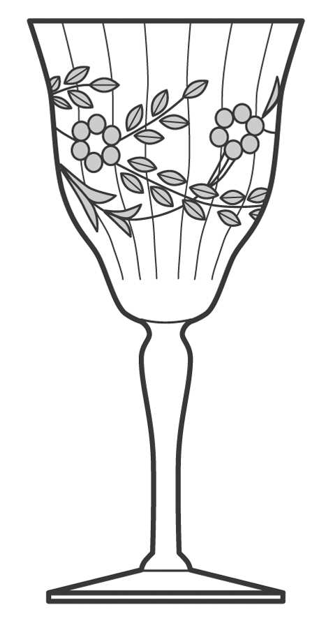 UNK3091 Water Goblet by Unknown Manufacturer-1