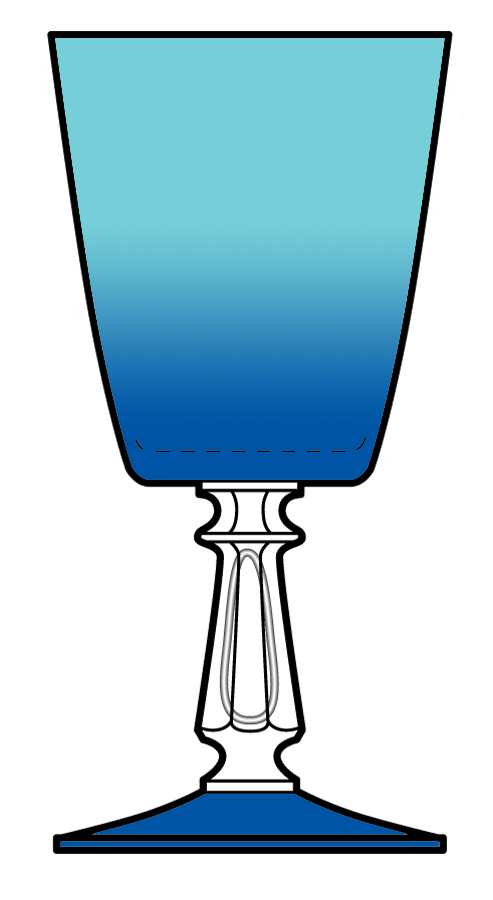 UNK3092 Water Goblet by Unknown Manufacturer-1
