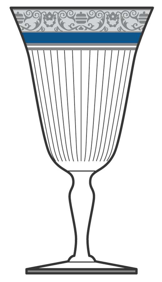 UNK3118 Water Goblet by Unknown Manufacturer-1