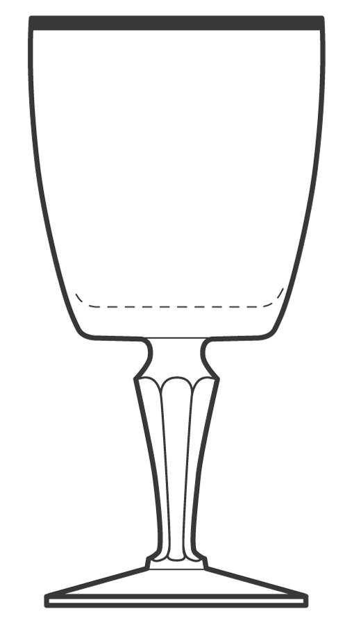 UNK3119 Water Goblet by Unknown Manufacturer-1