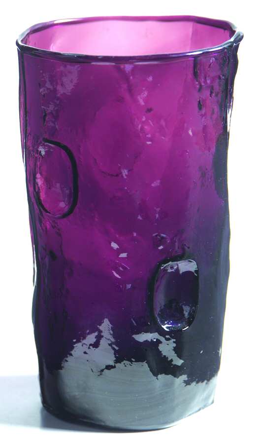 T1G1 Amethyst (Dark) Flat Iced Tea by Tex Glass (Decatuer Glass)-1
