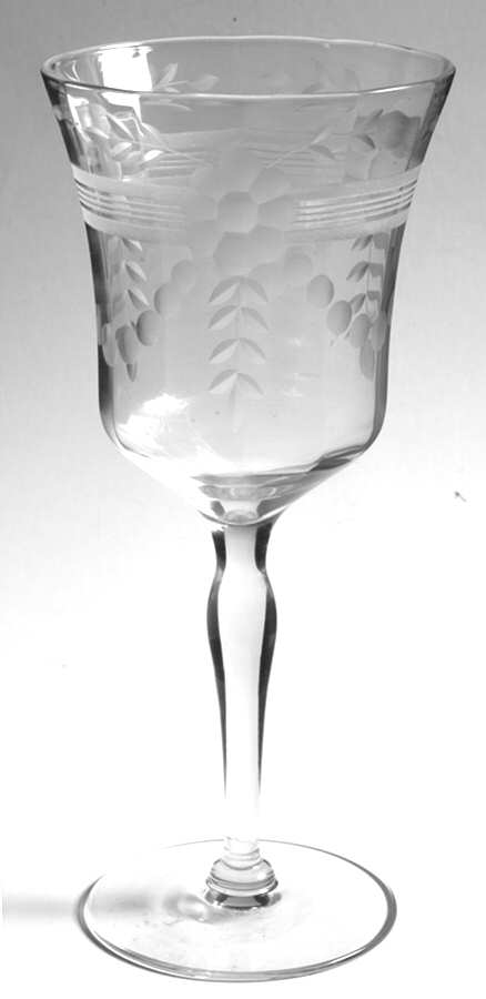 UNK3384 Water Goblet by Unknown Manufacturer-1
