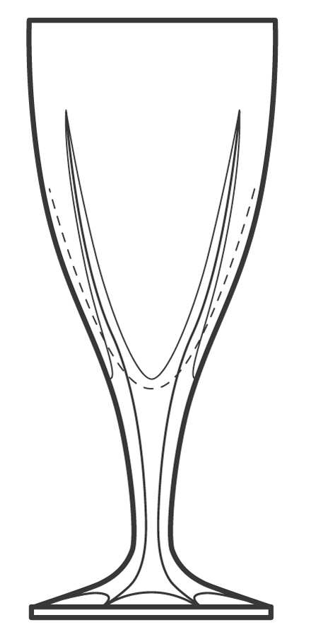UNK3138 Water Goblet by Unknown Manufacturer-1