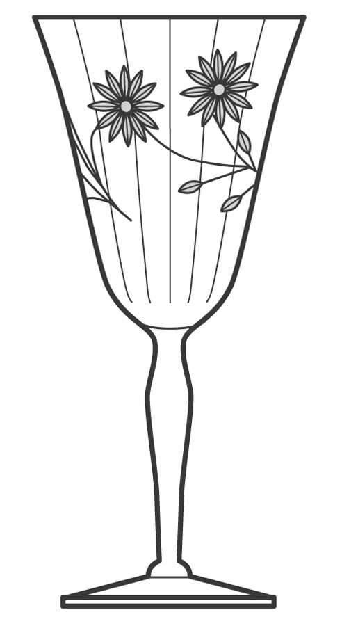UNK2716 Water Goblet by Unknown Manufacturer-1