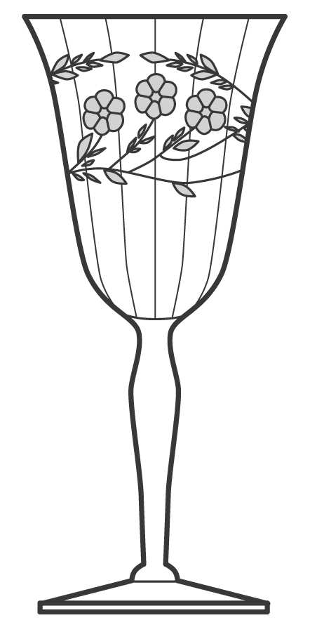 UNK2725 Water Goblet by Unknown Manufacturer-1