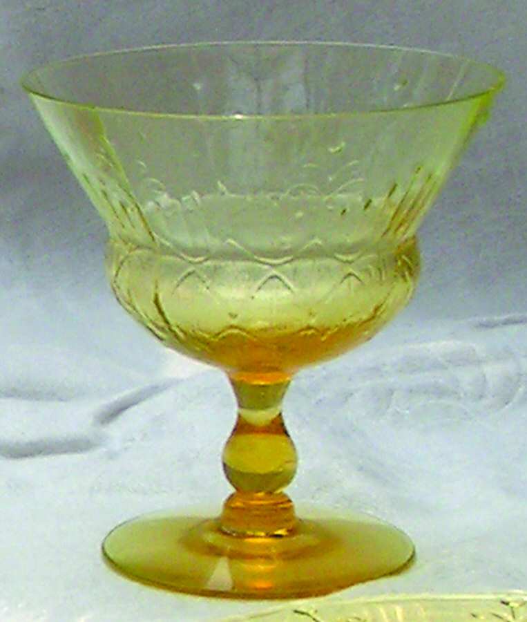 UNK2727 Topaz Champagne/Tall Sherbet by Unknown Manufacturer-1