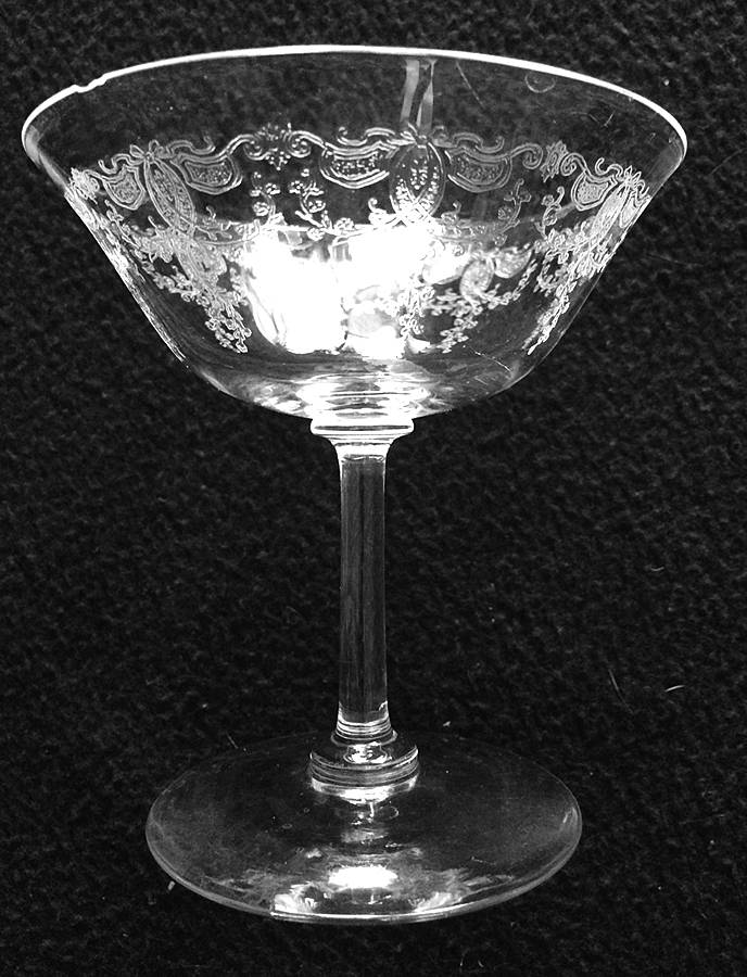 Etch 535-3 (Stem #355) Champagne/Tall Sherbet by Bryce-1