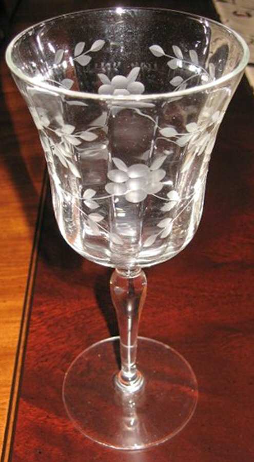 UNK3802 Water Goblet by Unknown Manufacturer-1