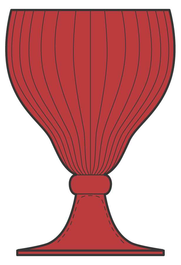 UNK3164 Water Goblet by Unknown Manufacturer-1