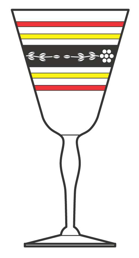 UNK3167 Water Goblet by Unknown Manufacturer-1