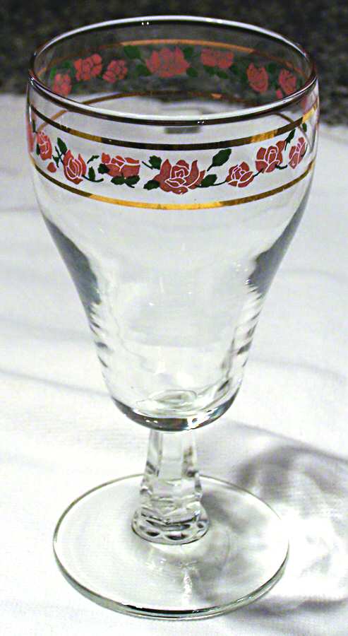 6400-5 Water Goblet by Libbey Glass Company-1