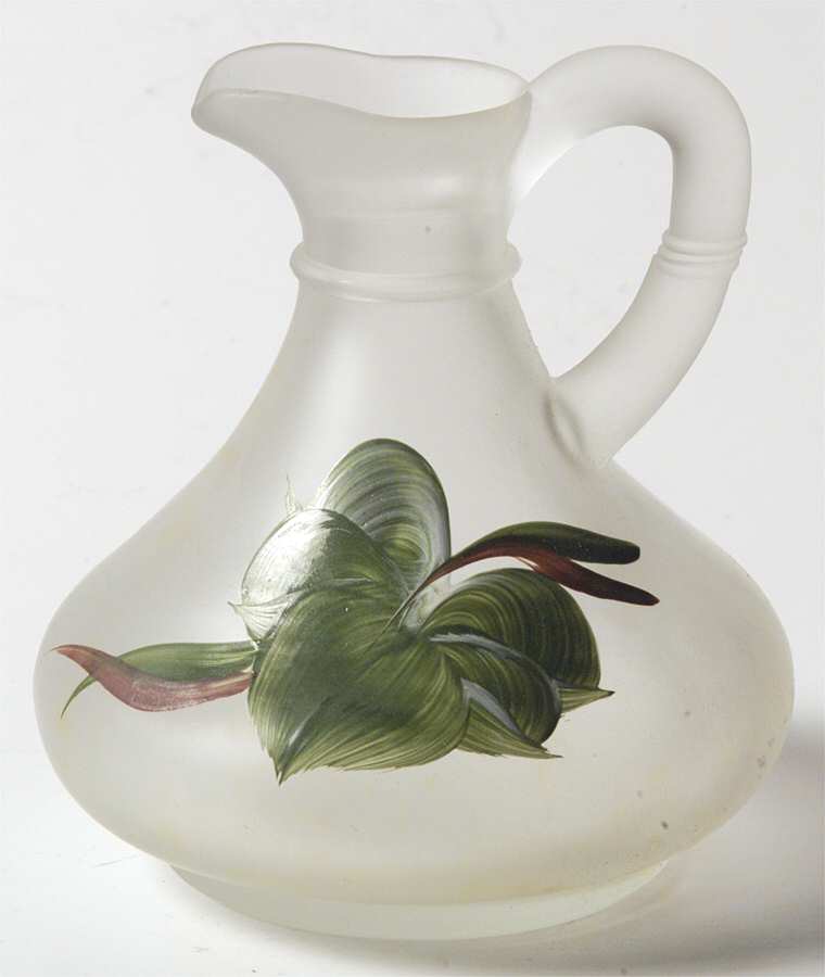 Ivy Frosted Cruet No Stopper by Unknown Manufacturer-1