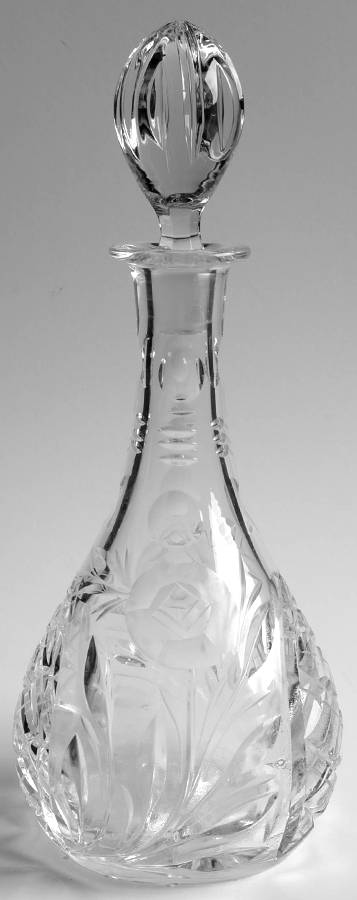 UNK3463 Decanter & Stopper by Unknown Manufacturer-1