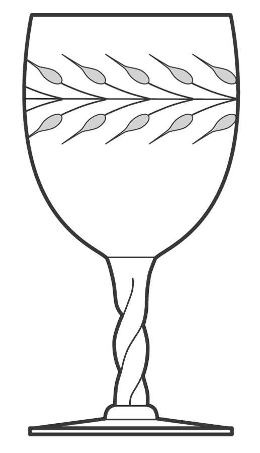 UNK2745 Water Goblet by Unknown Manufacturer-1