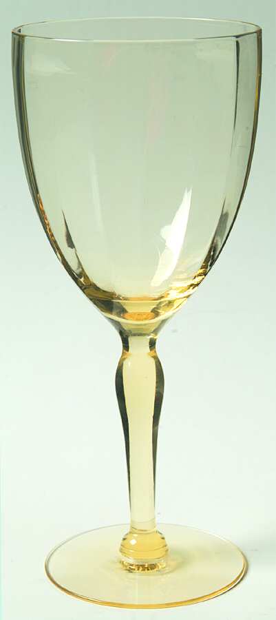 UNK3471 Topaz Water Goblet by Unknown Manufacturer-1