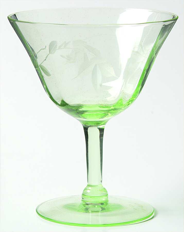 UNK4025 Green Low Sherbet by Unknown Manufacturer-1