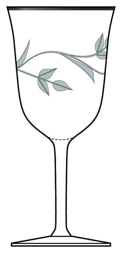 UNK4042 Water Goblet by Unknown Manufacturer-1