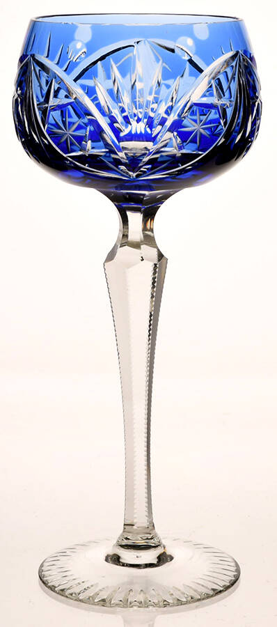 UNK3434 Cobalt Blue Hock Wine by Unknown Manufacturer-1
