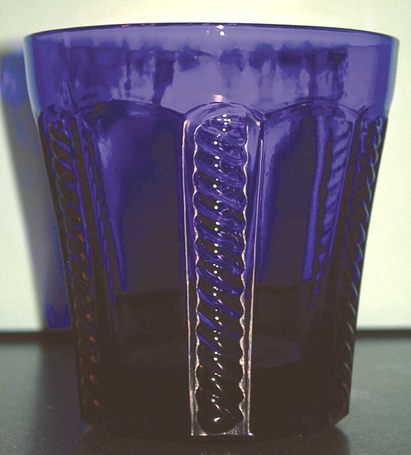 Cable Cobalt Blue Flat Tumbler by Unknown Manufacturer-1