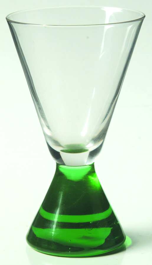 UNK4102 Green Wine Glass by Unknown Manufacturer-1