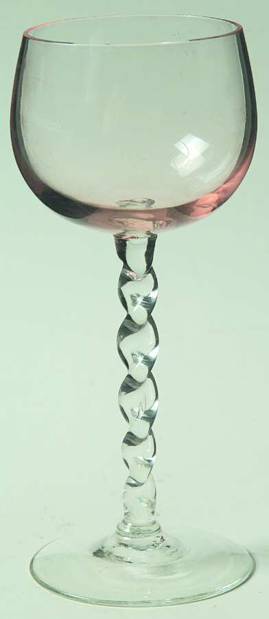 UNK3197 Peach Wine Glass by Unknown Manufacturer-1
