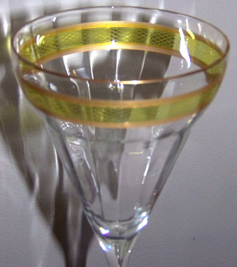 UNK2130 Clear Water Goblet by Unknown Manufacturer-1