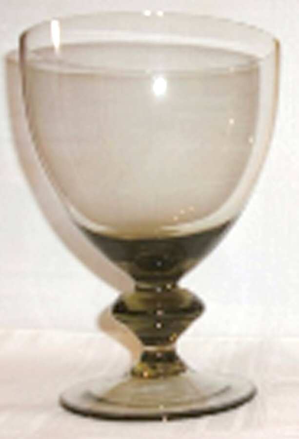 UNK3379 Smoke Water Goblet by Unknown Manufacturer-1