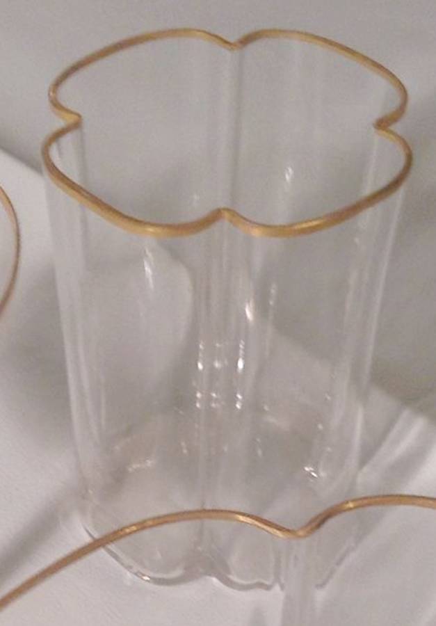 Unk4166 (Gold Trim) Flat Tumbler by Unknown Manufacturer-1