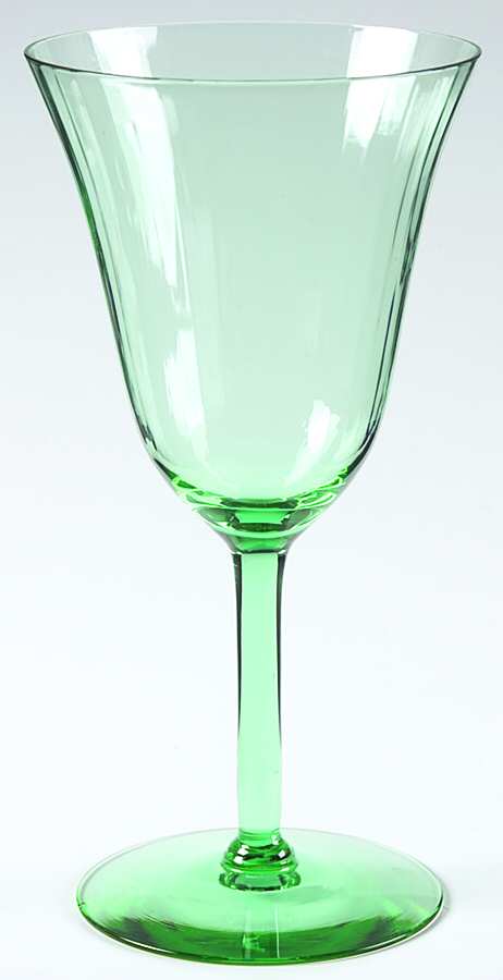UNK4208 Green Water Goblet by Unknown Manufacturer-1