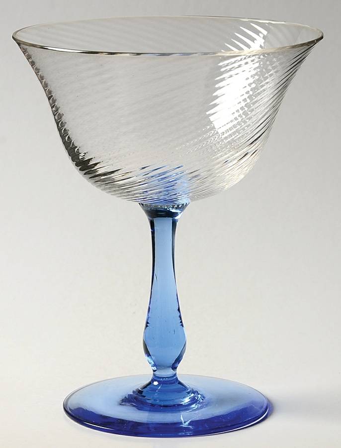 UNK2752 Blue Low Sherbet by Unknown Manufacturer-1