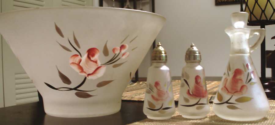 Rose Frosted Salad Bowl by Hazel-Atlas-1