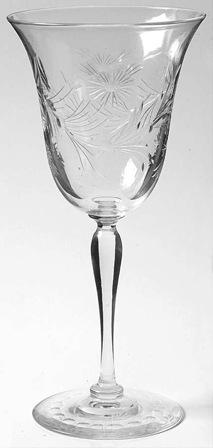 Marguerite Water Goblet by Steuben-1