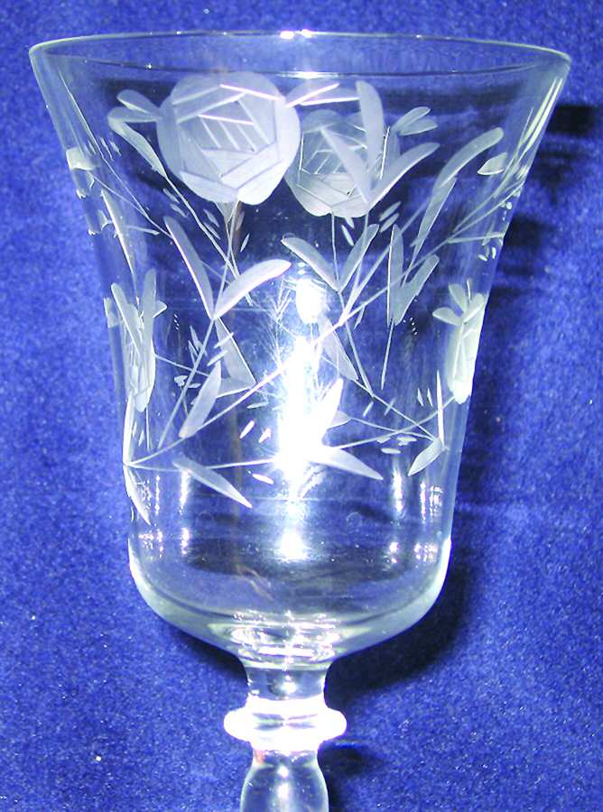 2011-17 Water Goblet by Glastonbury - Lotus-1
