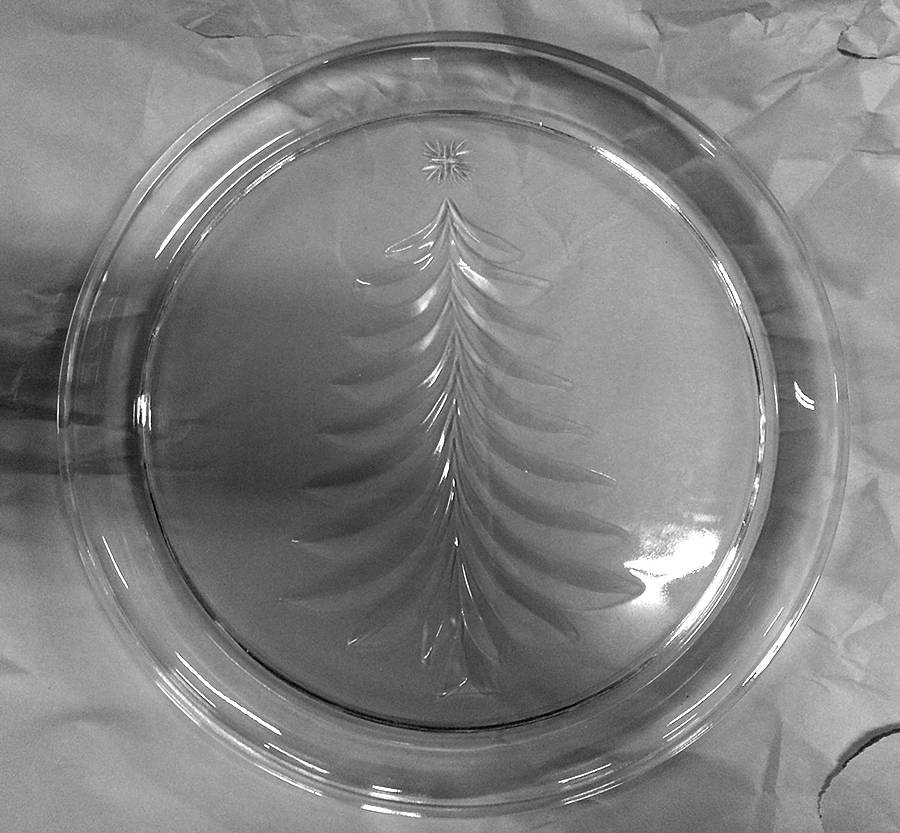Holiday Gold 13" Torte Plate by Indiana Glass-1