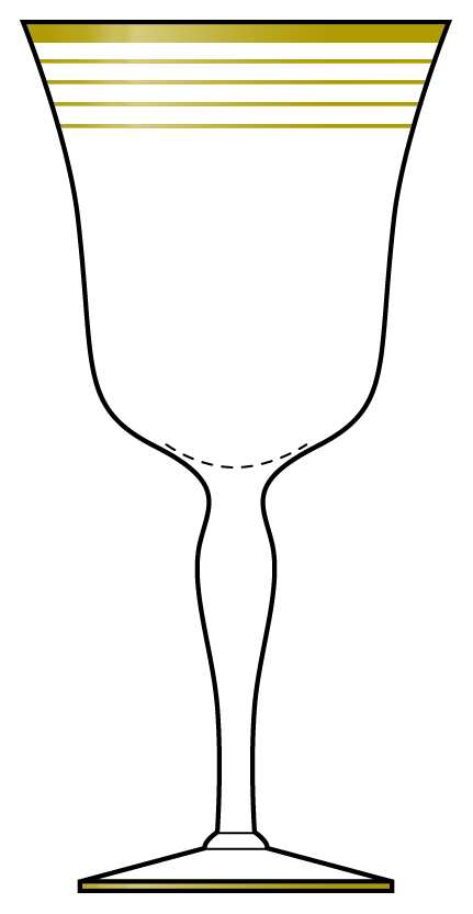 UNK4375 Water Goblet by Unknown Manufacturer-1