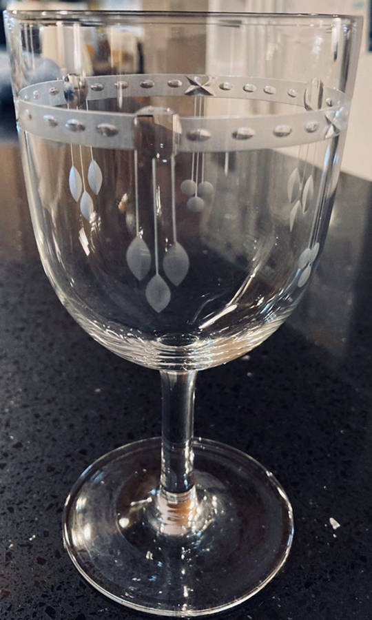 UNK3512 Water Goblet by Unknown Manufacturer-1