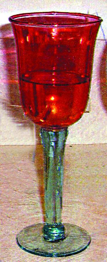 UNK2849 Ruby Water Goblet by Unknown Manufacturer-1