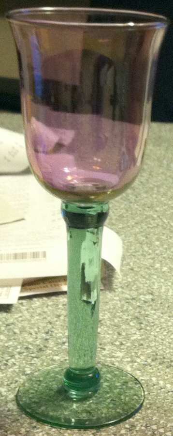 UNK2849 Amethyst Water Goblet by Unknown Manufacturer-1