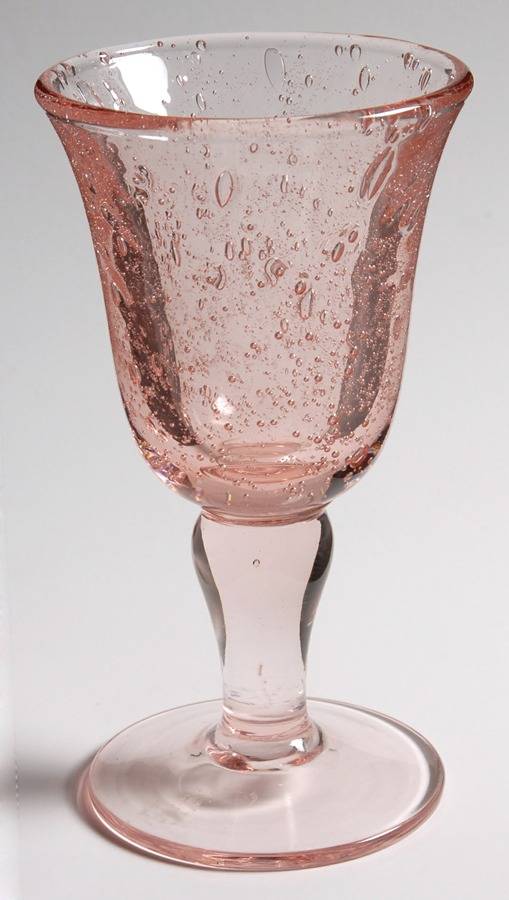 UNK2854 (Pink) Wine Glass by Unknown Manufacturer-1