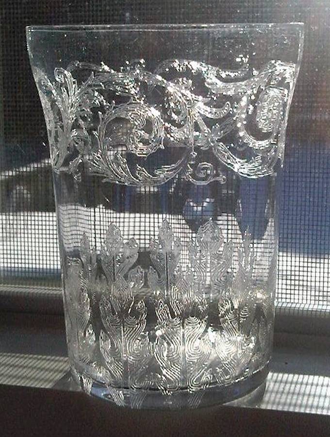 UNK2869 Flat Tumbler by Unknown Manufacturer-1