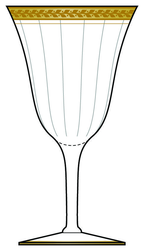 UNK4505 Water Goblet by Unknown Manufacturer-1